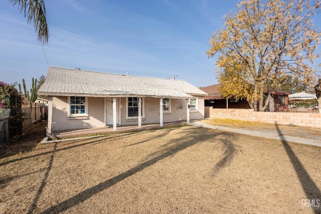 view of ranch-style home