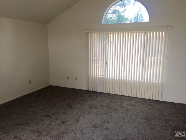 6308 Ambergrove St, Bakersfield, CA 93313 - unfurnished room with carpet flooring and lofted ceiling
