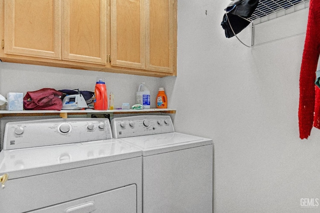 5510 Edge Water Ct, Bakersfield, CA 93312 - laundry room with washing machine and clothes dryer and cabinet space