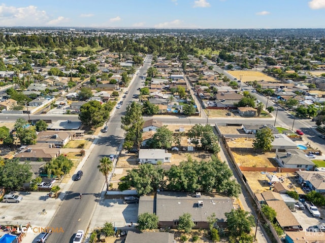 145 Kincaid St, Bakersfield, CA 93307 - aerial view of property and surrounding area with nearby suburban area