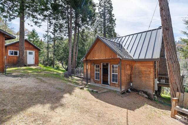 45985 Ridge Rd, Posey, CA 93260 - back of property featuring metal roof