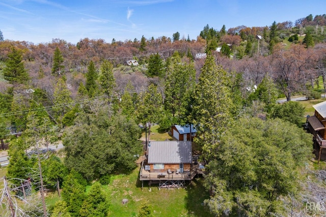 45985 Ridge Rd, Posey, CA 93260 - birds eye view of property featuring a wooded view
