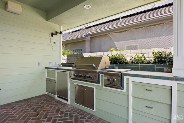 1904 Wedgemont Pl, Bakersfield, CA 93311 - view of patio / terrace featuring a grill and exterior kitchen