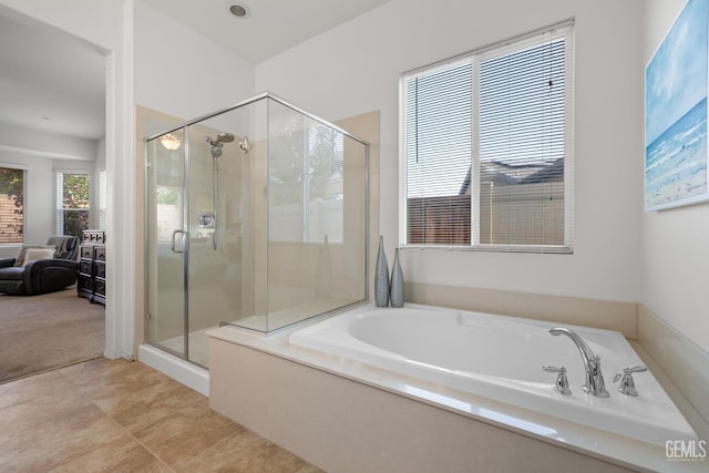 9700 Kingsport Pl, Bakersfield, CA 93306 - full bath with a stall shower, a garden tub, and ensuite bathroom