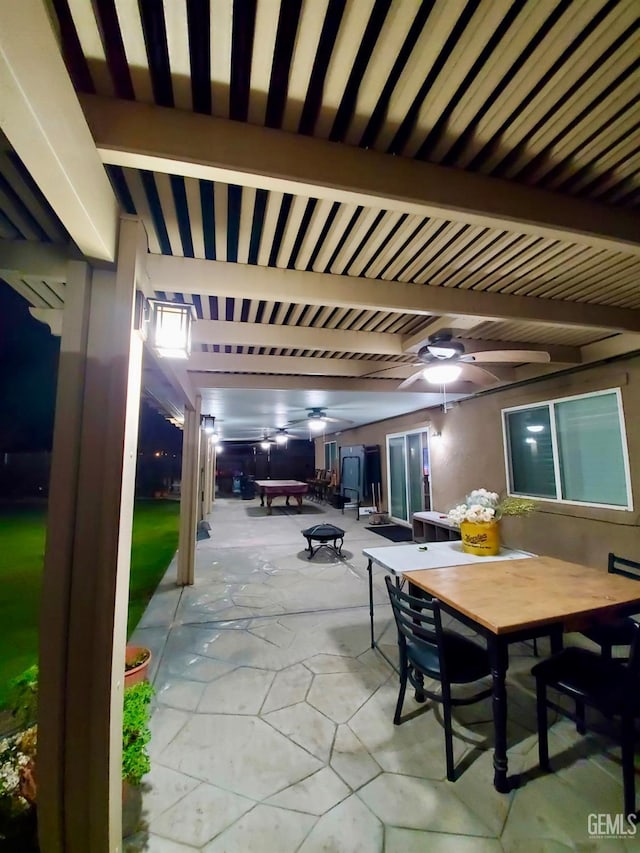 5429 White Wheat Ave, Bakersfield, CA 93313 - dining room with ceiling fan