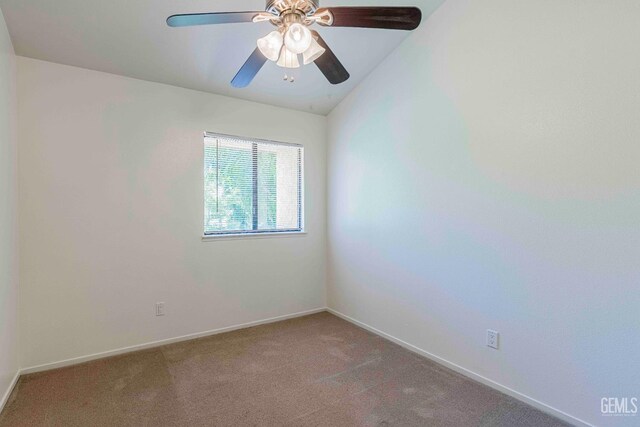 5500 Lennox Ave Unit 20, Bakersfield, CA 93309 - carpeted empty room with baseboards and a ceiling fan