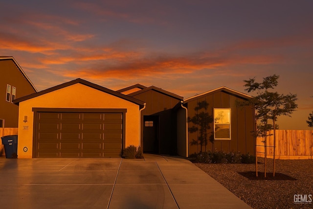 6722 Glacier Bay St, Bakersfield, CA 93313 - single story home featuring concrete driveway, a garage, and board and batten siding