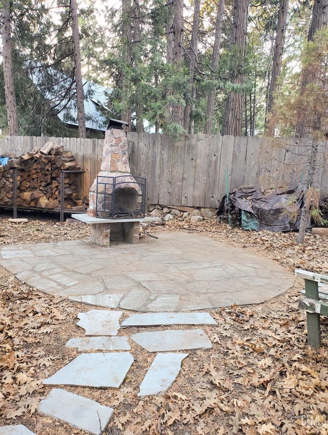 view of patio / terrace featuring a fenced backyard