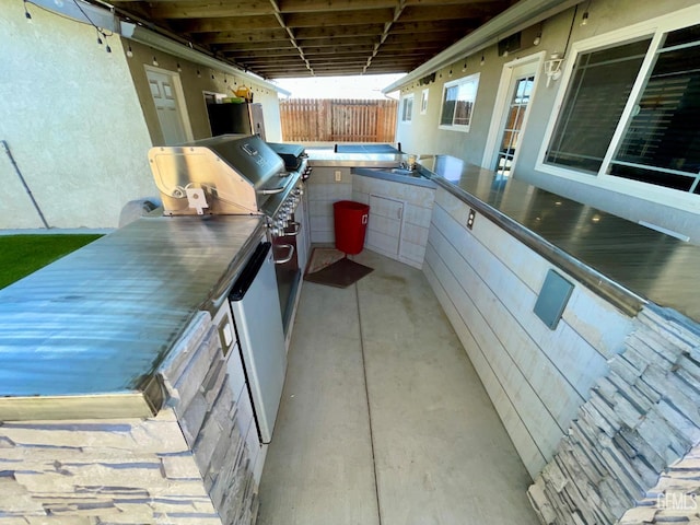 320 E Woodrow St, Taft, CA 93268 - view of patio / terrace featuring area for grilling