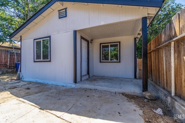 exterior space featuring a patio area