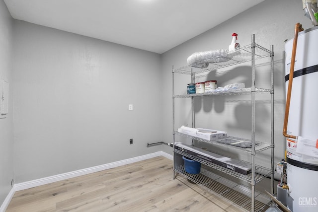 2848 Summit Cir, Bakersfield, CA 93306 - storage room featuring water heater