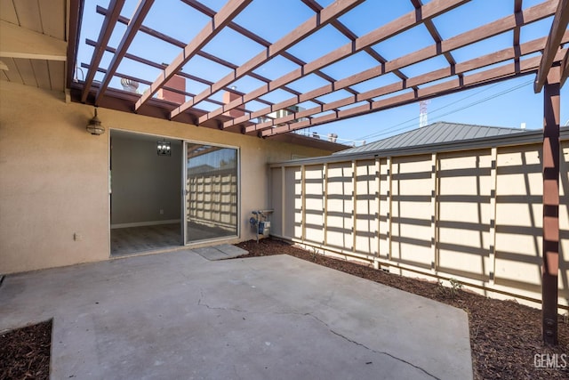 2848 Summit Cir, Bakersfield, CA 93306 - view of patio with a pergola