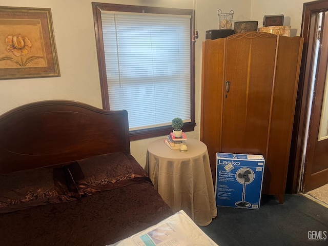 bedroom with carpet flooring