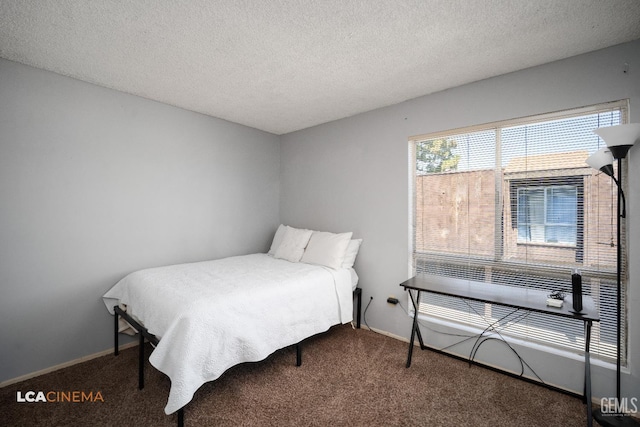 2105 Pinion Springs Cir Unit D, Bakersfield, CA 93309 - carpeted bedroom with a textured ceiling and baseboards