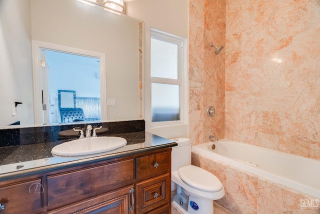 9446 E Kern River Ave, Bakersfield, CA 93308 - bathroom with vanity and shower / bathtub combination