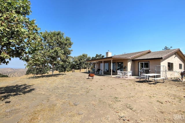 view of rear view of property