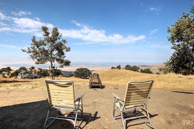 view of home's community with a rural view