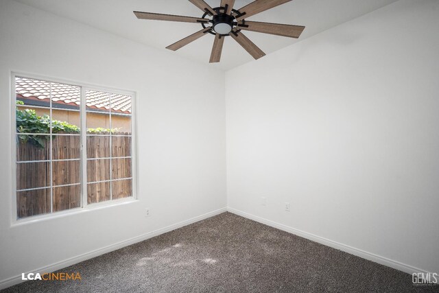 6307 San Rogue Ct, Bakersfield, CA 93312 - unfurnished room with carpet, baseboards, and ceiling fan