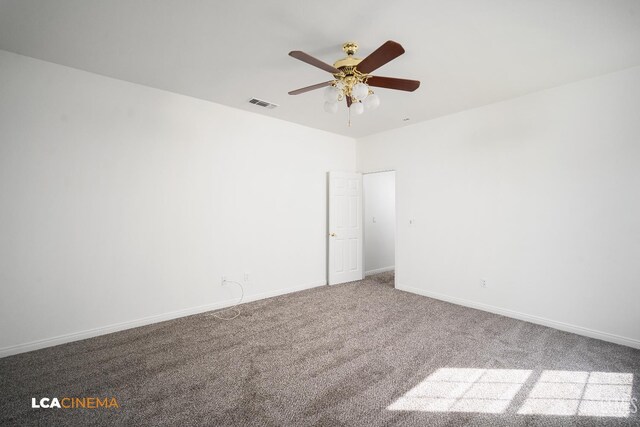 6307 San Rogue Ct, Bakersfield, CA 93312 - unfurnished room with carpet flooring, ceiling fan, and baseboards