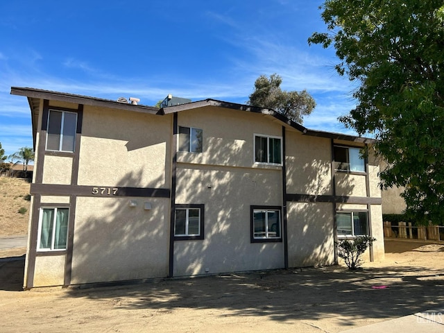 view of property exterior featuring stucco siding