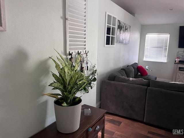 6009 Georgia Pine Way, Bakersfield, CA 93313 - living area with wood finished floors