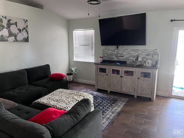 6009 Georgia Pine Way, Bakersfield, CA 93313 - living area with plenty of natural light and dark wood-type flooring