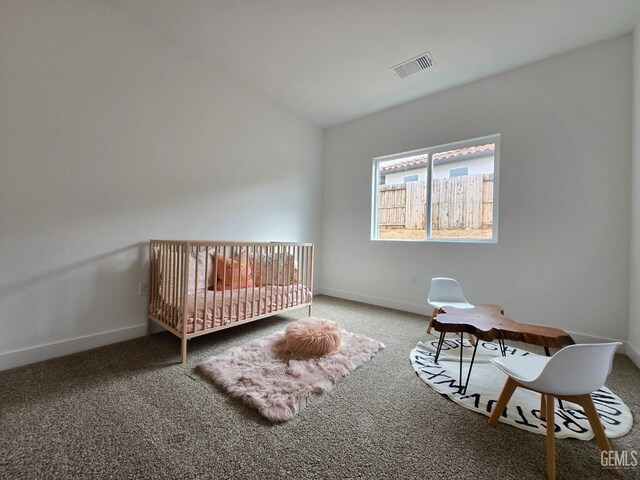 12110 Pendulum Dr, Bakersfield, CA 93306 - unfurnished bedroom featuring visible vents, baseboards, and carpet floors