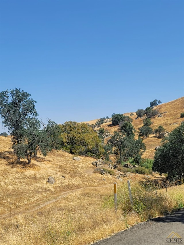 view of landscape featuring a rural view