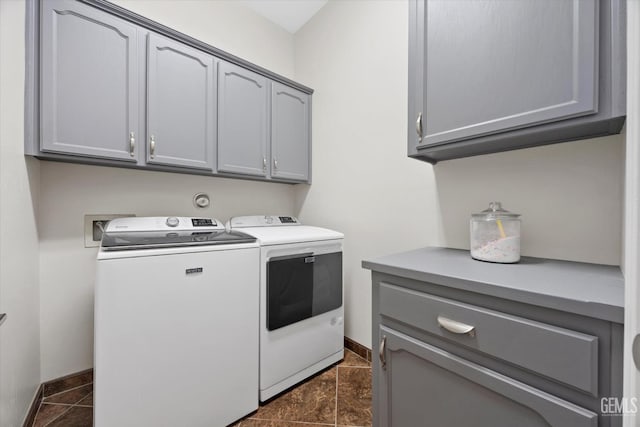 4504 Polo Club Dr, Bakersfield, CA 93312 - washroom with cabinet space and washer and dryer