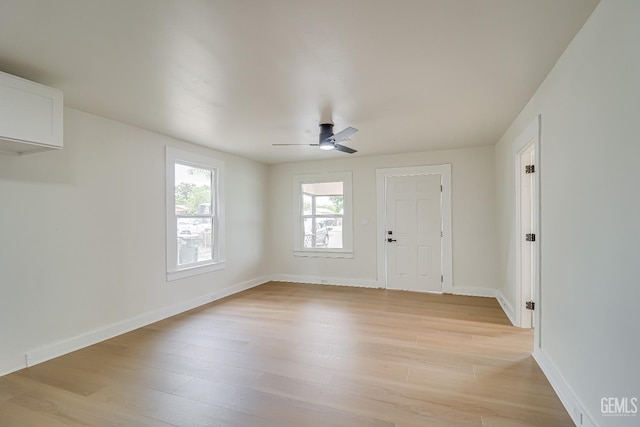 710 Fillmore St, Taft, CA 93268 - interior space featuring light wood-type flooring, baseboards, and ceiling fan