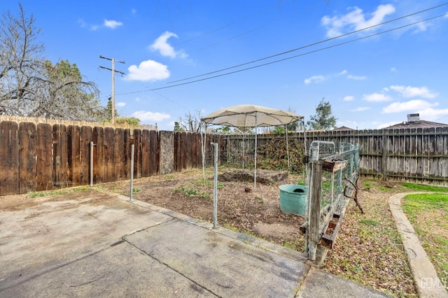 view of yard featuring a patio area