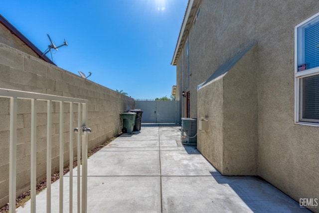 view of patio / terrace with cooling unit