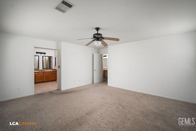 5605 Meadow Valley Ct, Bakersfield, CA 93312 - unfurnished bedroom with light colored carpet and connected bathroom