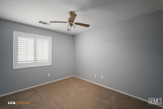5605 Meadow Valley Ct, Bakersfield, CA 93312 - carpeted empty room with ceiling fan and baseboards