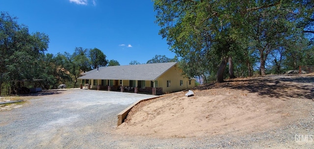 view of ranch-style house