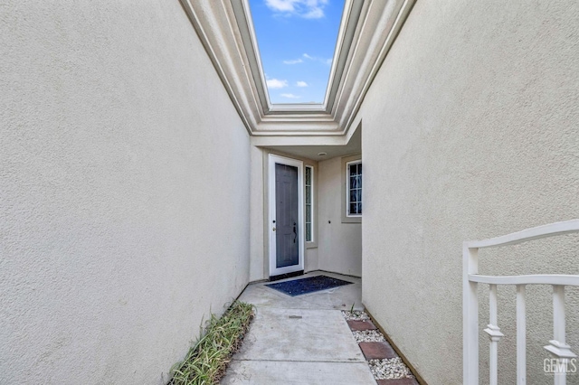 view of entrance to property