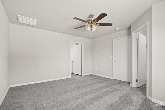 707 Poinsettia St, Bakersfield, CA 93307 - unfurnished bedroom with carpet, baseboards, and ceiling fan