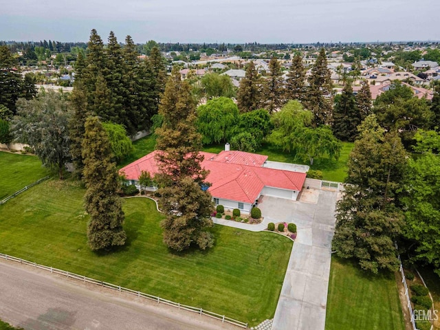 drone / aerial view