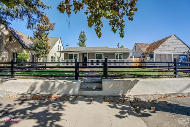 view of front of home