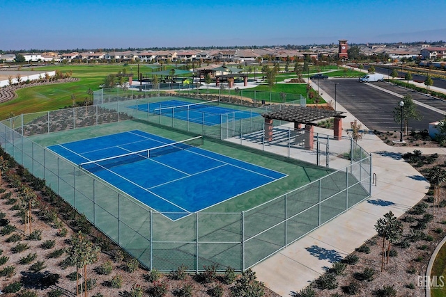 12820 Graham Ct, Bakersfield, CA 93311 - view of tennis court