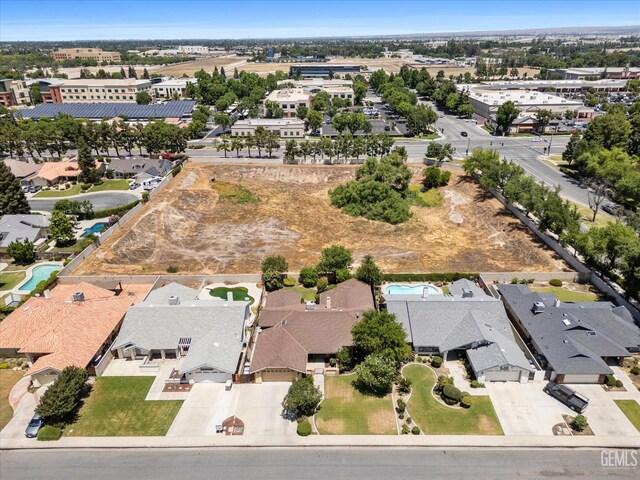 9408 Wandering Oak Dr, Bakersfield, CA 93311 - aerial overview of property's location with nearby suburban area