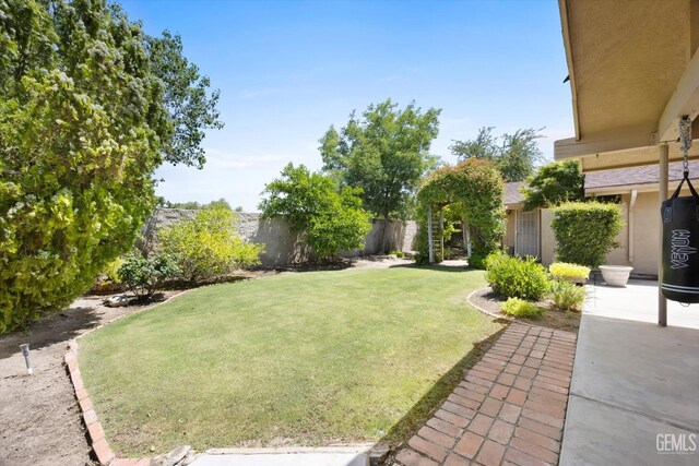 9408 Wandering Oak Dr, Bakersfield, CA 93311 - view of yard featuring a patio area