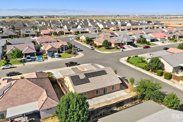 6522 Bangor Pl, Bakersfield, CA 93313 - aerial view of residential area featuring a mountain backdrop