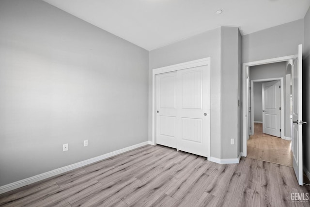 6522 Bangor Pl, Bakersfield, CA 93313 - unfurnished bedroom featuring wood finished floors and a closet