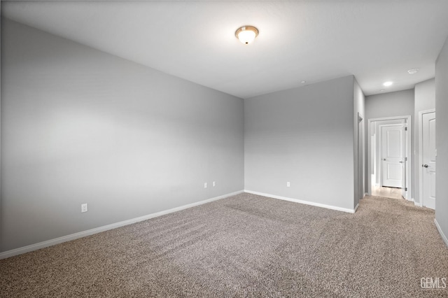 6522 Bangor Pl, Bakersfield, CA 93313 - empty room with carpet floors and recessed lighting