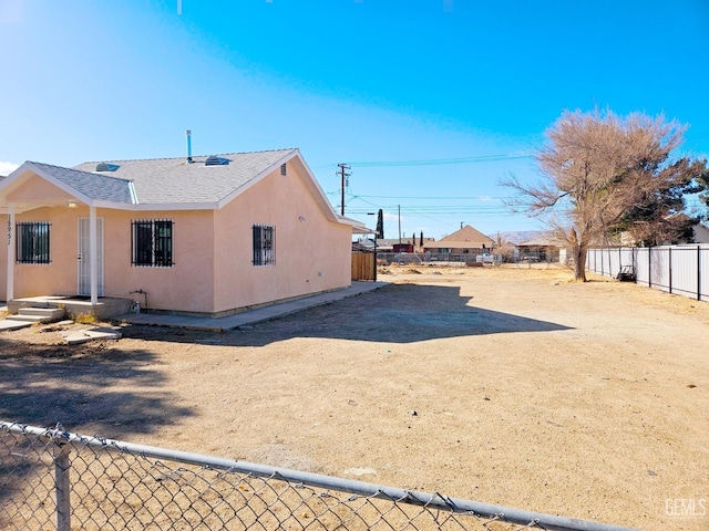 view of side of property