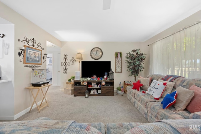 1112 Pebble Beach Dr, Bakersfield, CA 93309 - living room with plenty of natural light and carpet floors