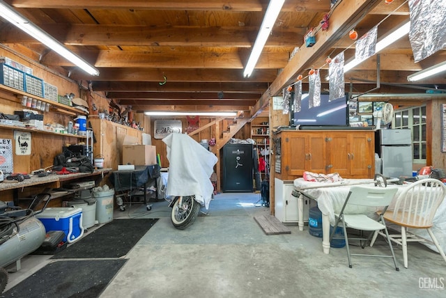 view of storage room