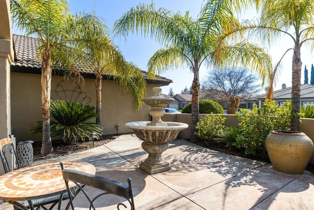 view of patio