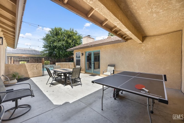 6418 Abby Rose Ave, Bakersfield, CA 93308 - view of patio with fence and outdoor dining space